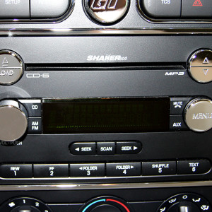 Radio Surround Highlight with other chrome pieces